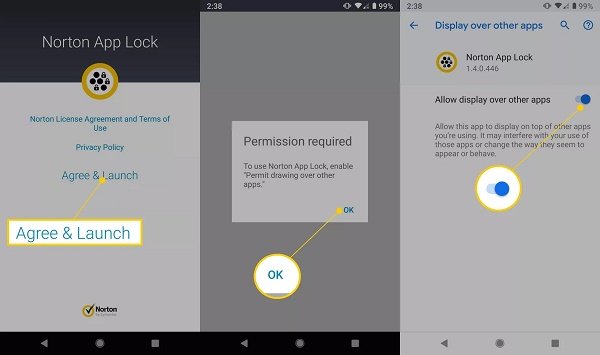 چگونه در اندروید با استفاده از Norton App Lock برای اپ‌ها کلمه عبور بگذاریم