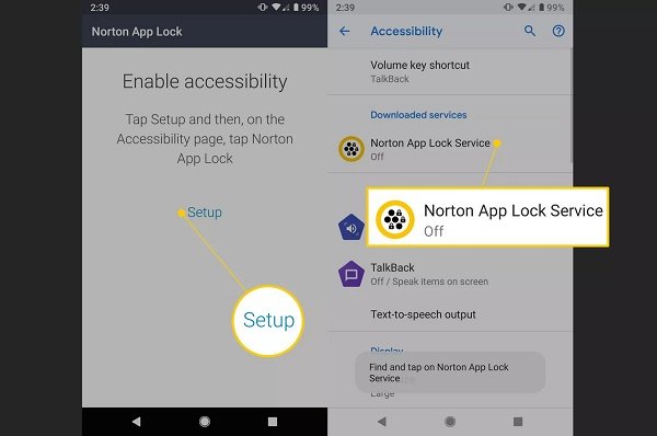 چگونه در اندروید با استفاده از Norton App Lock برای اپ‌ها کلمه عبور بگذاریم