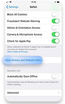 چگونه در iOS کش سافاری را پاک کنیم؟