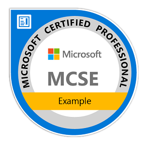  2. MCSE (Microsoft Certified Solutions Expert):