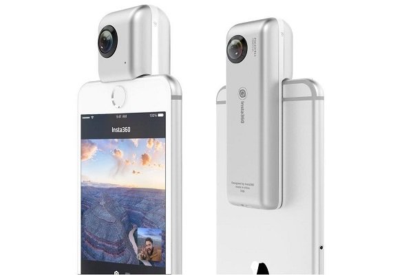 با اتصال Insta360 Nano روی آیفون،  ویدئوهای 360 درجه‌ای بگیرید